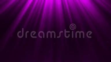 紫光射线和尘埃粒子循环运动背景